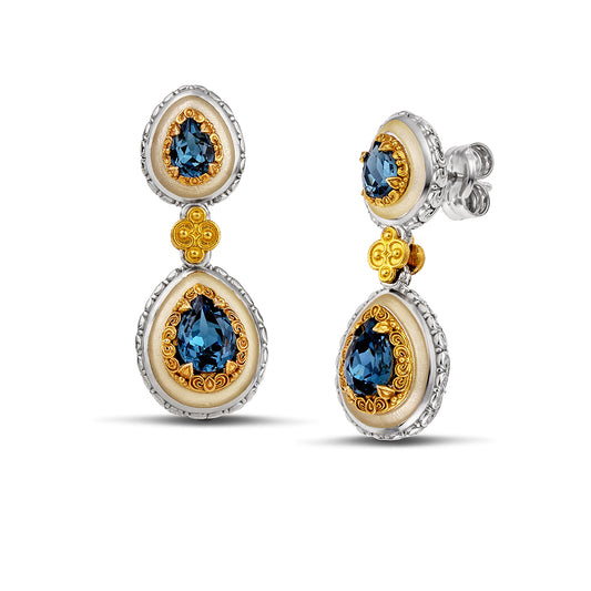 Sterling Silver Earrings S199-2W