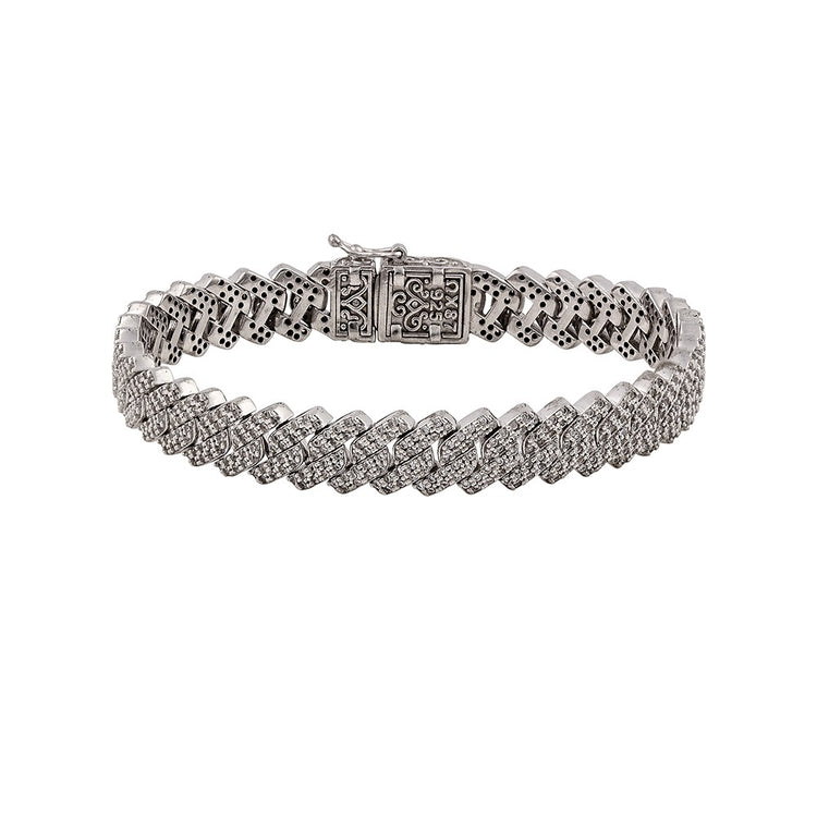 Sterling Silver Bracelet B189-1