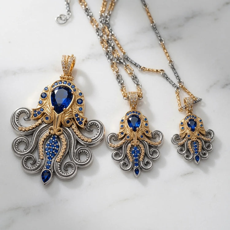 "Rising" (Grand Pendant Plus Chain) Rising