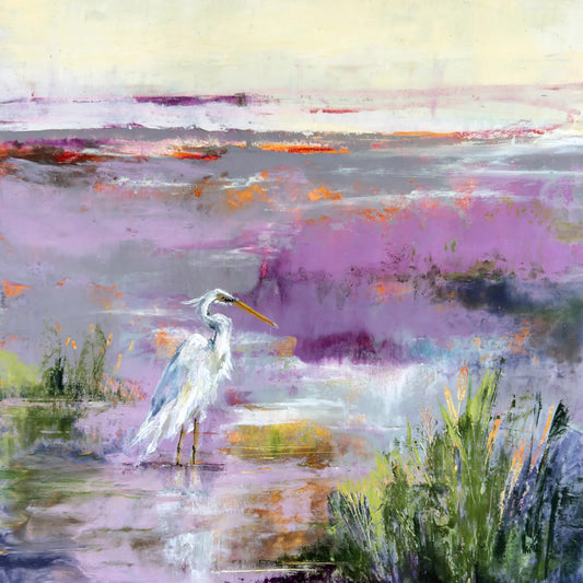 Stillness in the Lavender Mist