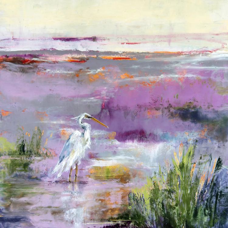 Stillness in the Lavender Mist