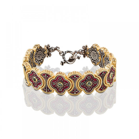 Bracelet 925 with Swarovski Stones B344