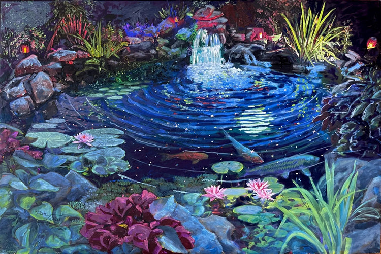 Starry Night Pond