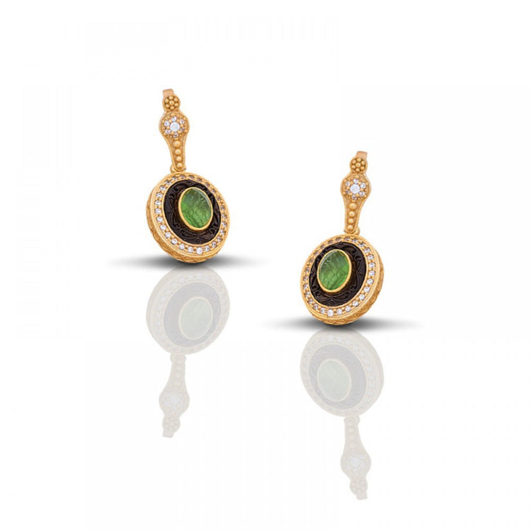 EARRINGS s274 WITH SEMI PRECIOUS STONES