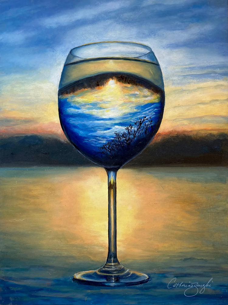 Sunset in a Glass