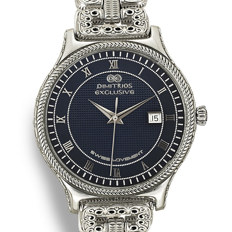 Sterling Silver Watch with Bracelet w48